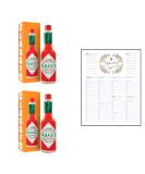 Hot Sauce Bundle which Contains Tabasco Original Red Pepper Hot Sauce 57ml - Pack of 2 with Grocery List Card - Buy Online on SooperMarket.com