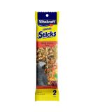 Vitakraft Crunch Sticks Parrot Treat - Apricot & Cherry Flavor - Long-Lasting Chewing Fun for Pet Birds - Buy Online on SooperMarket.com