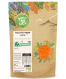 Wholefood Earth Organic Red Split Lentils 3kg GMO Free | Vegan | High Fibre | High Protein | Certified Organic - Buy Online on SooperMarket.com