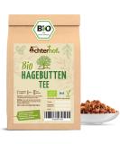 Hagebuttente tea organic loose 250g |Hajagebuttenschellen cut |Fruity sweet and spicy aroma |Highest organic quality |Rose hip tea |From the Achterhof 250 g (1 Pack) - Buy Online on SooperMarket.com