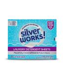 Premium Laundry Detergent Sheets - Silver Ion Odor Elimination | Powerful Fresh Linen Washer Sheets (40 Sheets - Buy Online on SooperMarket.com