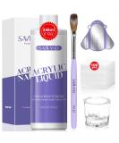 Buy Saviland EMA Monomer Acrylic Nail Liquid 8oz - Low Odor Includes Brush Size 12 Nail Forms & More | Perfect for Beginners DIY Nail Extensions - Buy Online on SooperMarket.com