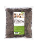 RealFoodSource Organic Vegan Milk Chocolate Couverture Drops 2kg - Buy Online on SooperMarket.com