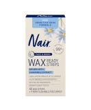 Nair Sensitive Ready Wax Strips  Face & Bikini  40 ct - Buy Online on SooperMarket.com