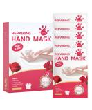 APPTI Hand Mask 5 Pairs - Repair Dry, Rough, Cracked Hands with Rose & Milk - Moisturizing Hand Mask for Women & Men - Buy Online on SooperMarket.com