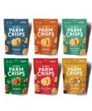 ParmCrisps - Oven Baked Keto-Friendly Cheese Snacks | Original, Sour Cream & Onion, Cheddar, Four Cheese, Jalapeno & Everything Flavors | High Protein, Low Carb, Gluten Free | 100% Real Cheese - Buy Online on SooperMarket.com