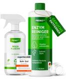 Prinox 1030ml Enzyme Cleaner Concentrate - Strong Odor Remover for Pet Urine & Deep Cleaning - Makes 40L Neutralizer - 1 Pack - Buy Online on SooperMarket.com