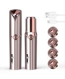 Hair Removal Device(2023) Facial Hair Removal for Women- GURELAX Womens Hair Remover Painless Face Hair Removal-Best Face Shavers/Trimmer for Chin Upper Lip Peach Fuzz-Included 4 x Replacement Heads Rose Gold (With 4 Rep... - Buy Online on SooperMarket.com