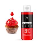 Food coloring - 160ml of liquid concentrated food colors for cakes decoration baking cookies macaron - sugar -free food coloring for drinks tortendendeko DIY slime Easter egg (red) - Buy Online on SooperMarket.com
