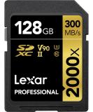 Lexar Professional 2000x 128GB SDXC UHS-II Card - Up To 300MB/s Read Speed - DSLR & Cinema Cameras - 128GB Single (LSD2000128G-BNNNU) - Buy Online on SooperMarket.com