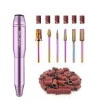 MelodyBetty Electric Nail Drill - Professional Acrylic Nail Machine for Gel & Acrylic Nails | Portable USB Nail File Efile Set with Iridescent Bits - Buy Online on SooperMarket.com