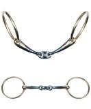 Harry's Horse Loose Ring Anatomical Double Jointed Sweet Iron 14mm - Premium Equestrian Gear for Optimal Comfort and Performance - Buy Online on SooperMarket.com