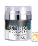 Pure Retinol Cream Wrinkle Cream Retinol Cream For Face Anti Aging Moisturizer With Hyaluronic Acid & Collagen Retinol Face Moisturizer For Firm Skin Anti-Aging & Fade Wrinkles 50 ml - Buy Online on SooperMarket.com