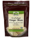 Now Foods Organic Crystallized Ginger Slices 12 oz | Real Food for Healthy Snacking - Buy Online on SooperMarket.com