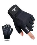 Atercel Workout Gloves for Men and Women, Exercise Gloves for Weight Lifting, Cycling, Gym, Training, Breathable and Snug fit Black Large - Buy Online on SooperMarket.com