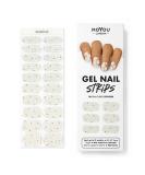 MOYOU LONDON Semi Cured Gel Nail Strips 20 Pc. Gel Wraps for Nails Get 1 Free UV Lamp when you Get 3 or More Easy Apply & Remove for Salon-Quality Manicure -Oopsy Daisy - Buy Online on SooperMarket.com