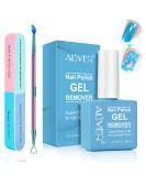 Professional Gel Nail Polish Remover 0.5 Fl Oz - Fast & Gentle Polish Removal with Nail File & Scraper - Perfect for At-Home Use - Buy Online on SooperMarket.com