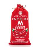 Menol Spices Authentic Hungarian Sweet Paprika Powder 7oz - Premium Quality from Szeged, Hungary - Vibrant Red Color & Incredible Flavor - Eco-Friendly Packaging - Buy Online on SooperMarket.com