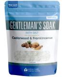 Gentleman's Bath Salt 32 Ounces Epsom Salt with Natural Cedarwood, Frankincense, Eucalyptus and Peppermint Essential Oils Plus Vitamin C in BPA Free Pouch with Easy Press-Lock Seal 2 Pound (Pack of 1) - Buy Online on SooperMarket.com