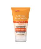 Neutrogena Oil-Free Acne Face Scrub, 2% Salicylic Acid Acne Treatment Medicine, Daily Face Wash to help Prevent Breakouts, Oil Free Exfoliating Facial Cleanser for Acne-Prone Skin, 4.2 fl. oz - Buy Online on SooperMarket.com