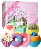 Bath Bombs, 7 Natural Bath Bomb Gift Set, Handmade Bubble Bathbombs for Women Kids, Shea Butter Moisturize, Gifts for Mom Her Girlfriend, Mothers Day Gifts, for Birthday Valentines Christmas - Buy Online on SooperMarket.com