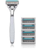 Schick Titanium Shaving Starter Gift Set for Men - Razor + 5 Refills - Buy Online on SooperMarket.com