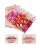 Gireatick 6PCS Fruity Flavors Lip Oil Set | Long-Lasting Moisturizing Balm | Roll-On Gloss Set | Strawberry, Orange, Grape, Avocado, Cherry, Peach | Glossy Lip Makeup | Transparent Lip Gloss - Buy Online on SooperMarket.com