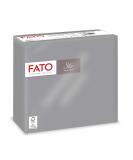 FATO-disposable paper napkins softness and softness pack with 40 napkins size 38x38 folded in 4 2-layer color gray 100% pure cellulose paper FSC certified - Buy Online on SooperMarket.com