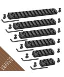 Bontok Picatinny Rail Set, 3-Slot 5-Slot 7-Slot 9-Slot 11-Slot 13-Slot Aluminum Picatinny Rails Section with 13 T-Nuts & 13 Screws & 6 Allen Wrench - Buy Online on SooperMarket.com