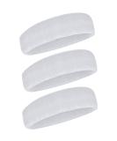 3 pack of sports headband welding band for men and women elastic hair band non slip moisture wicking athletic cotton headband for sport - Buy Online on SooperMarket.com
