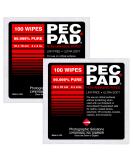 PEC-PAD Lint Free Wipes 4x4 | Non-Abrasive Ultra Soft Cloth for Camera Lens & Sensitive Surfaces | 100 Sheets Per Pack - 2 Pack - Buy Online on SooperMarket.com