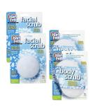 HartFelt Skin Care Bundle - 2 Facial Scrub Sponges & 2 Body Scrub Sponges - Buy Online on SooperMarket.com