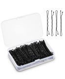 Hair needles 150 pieces of wave shape hair clips metal bobby pins hairpin set for children girls hair additives hairdressing salon (black) - Buy Online on SooperMarket.com