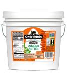 Once Again Natural Creamy Almond Butter 9lbs - Lightly Toasted, Salt Free, Vegan, Gluten Free, Kosher - Buy Online on SooperMarket.com