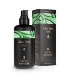 3-in-1 Mens Aftershave Balm Moisturiser & Hair Gel 200ml - Aloe Vera Gel with Hyaluronic Acid - Skin Care Face Moisturiser for Men - Post Shave Balm - Natural Mens Hair & Skincare - Satin Naturel - Buy Online on SooperMarket.com