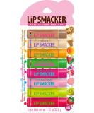 Lip Smacker Original & Best Holiday Flavored Lip Balm Party Pack, Oatmeal Cookie, Vanilla, Mango, Watermelon, Tropical Punch, Cotton Candy, Kiwi, Strawberry, Clear - Buy Online on SooperMarket.com