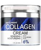 Retinol Cream for Face with Hyaluronic Acid and Collagen, Day and Night Anti Aging Skincare Facial Moisturizer, Hydrating Face Lotion, Moisturizing Cream to Reduce Wrinkles for Women Men, Made in USA - Buy Online on SooperMarket.com