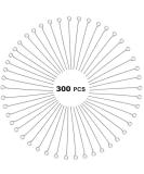 300 Pcs 1.6 Inch 304 Stainless Steel Open Eye Pins Headpins for Jewelry Necklace Making  ( Silver ) - Buy Online on SooperMarket.com