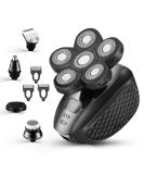Upgraded 5-in-1 Bald Head Shaver & Grooming Kit for Men - Cordless, Waterproof Electric Razor - Buy Online on SooperMarket.com