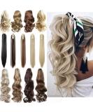 Long Short Claw Ponytail Hair Extension One Piece Cute Clip in on Ponytail Jaw/Claw Synthetic Straight Curly Hairpieces 12" Curly Medium Brown 12 Inch Medium Brown - Buy Online on SooperMarket.com