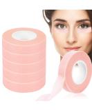 Sibba 6 Roll Eyelash Tape for Extension - Breathable Micropores Fabric for Under Eye Bands - Pink Lash Extension Tools - Buy Online on SooperMarket.com