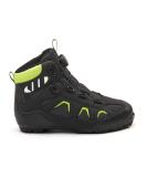 Whitewoods Unisex 802 XC Cross Country Ski Boots Black/Yellow 42 | Weatherproof & Breathable Adventure Touring Boots - Buy Online on SooperMarket.com