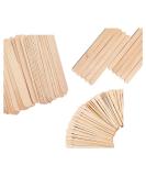 150 Wooden Waxing Spatulas - Small Applicators for Eyebrow & Body Hair Removal | Eco-Friendly Wax Sticks - Buy Online on SooperMarket.com