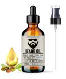 Bella Terra Oils Beard Oil 4oz | Organic Vitamin E Jojoba & Argan | Anti-Frizz Formula for Luster & Care - Buy Online on SooperMarket.com