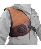 WAYNE'S DOG Leather Canvas Shooting Recoil Shields - Durable Construction for Range & Hunting - Coffee - Buy Online on SooperMarket.com