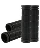 4Pcs Bike Handle Grips, Kids Non-Slip-Rubber Bicycle Handlebar Grips, Specialized Replacement Bike Grips, for Beach Cruiser Razor Scooter Foldable Mountain Bicycle Tricycle BMX MTB black - Buy Online on SooperMarket.com