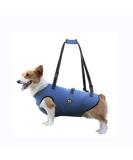 COODEO Dog Harness - Adjustable Lifting Belt for Pets | Support & Rehabilitation for Old & Disabled Dogs - Padded Breathable Straps - XS Blue - Buy Online on SooperMarket.com
