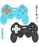 BigSpinach Baby Game Controller Teether Toy - Silicone Teething Toy for Gamer Parents & Kids - Cool Gaming Stuff (Blue+Black) - Buy Online on SooperMarket.com