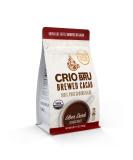 Crio Bru Brewed Cacao Uber Dark Spanish Roast 10oz Bag - Coffee Alternative Natural Healthy Drink | 100% Pure Ground Cacao Beans | 99.99% Caffeine Free, Keto, Low Carb, Paleo, Non-GMO, Organic 10 Ounce (Pack of 1) - Buy Online on SooperMarket.com