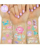 xo, Fetti Under The Sea Mermaid Temporary Tattoos - 56 Glitter styles | Birthday Party Supplies, Sea Creatures Favors, Ocean Animal, Underwater Arts and Crafts - Buy Online on SooperMarket.com